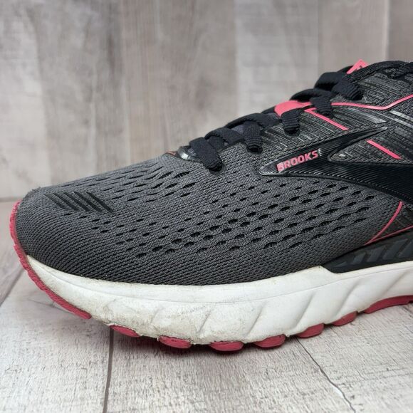 Brooks Adrenaline GTS 19 Women's Size 8 Running Shoes Athletic Sneakers Black - Picture 11 of 16